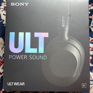 Sony Black ULT Power Sound Headphones